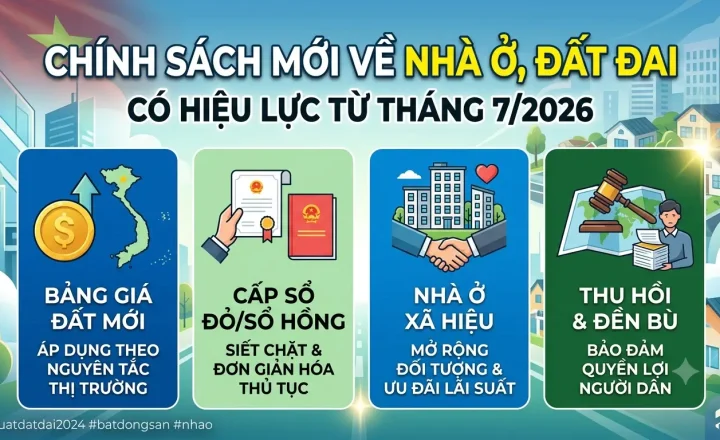 Chính Sách Mới Về Nhà Ở, Đất Đai Có Hiệu Lực Từ Tháng 7/2026