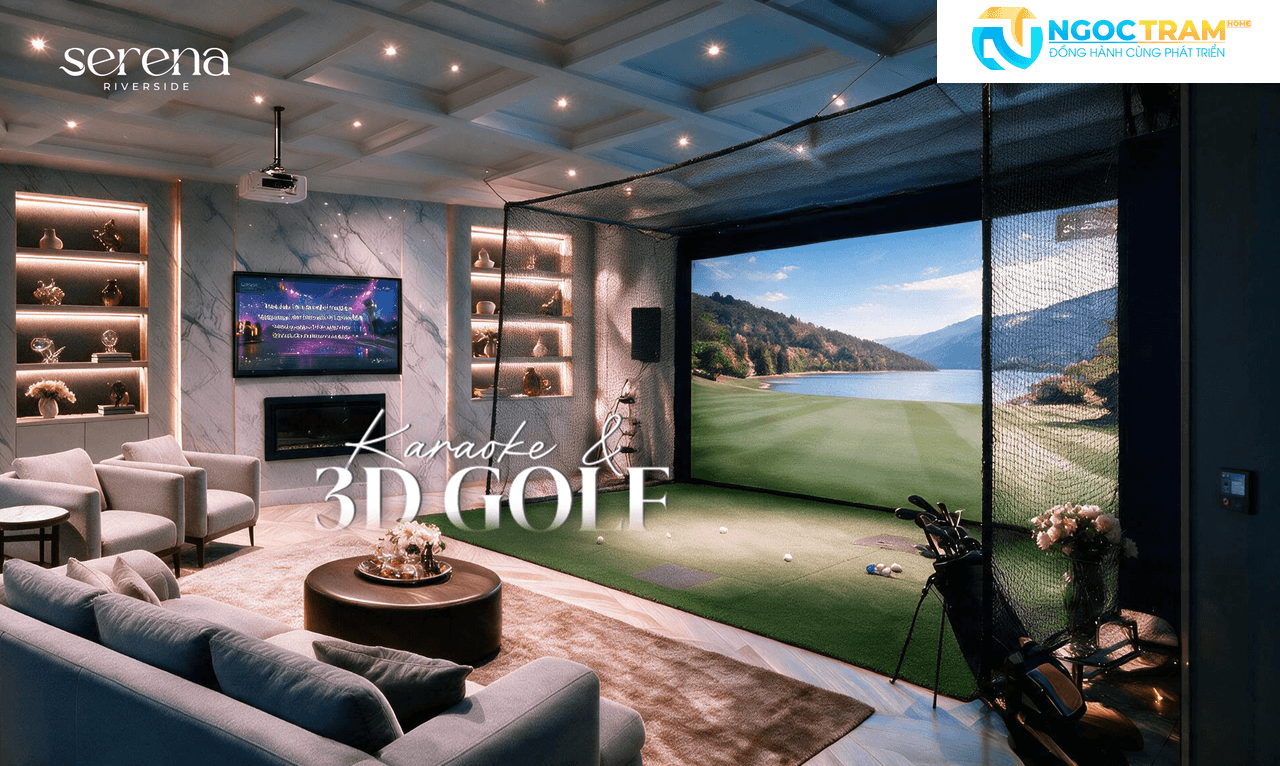 Tiện ích ngoại khu sân golf dự án Serena Riverside