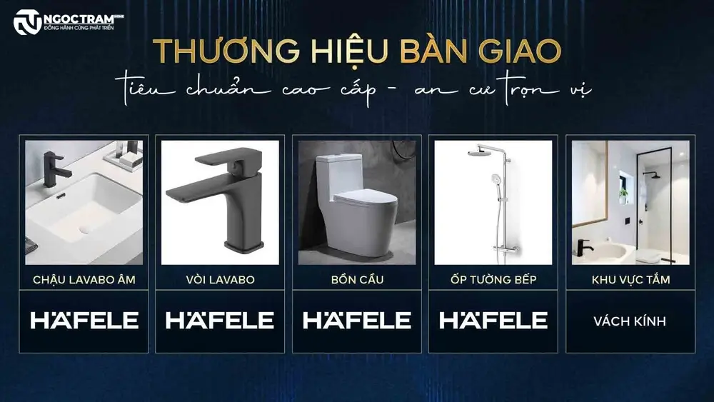 Thương hiệu thiết bị vệ sinh bàn giao dự án căn hộ Fenica Dĩ An Bình Dương