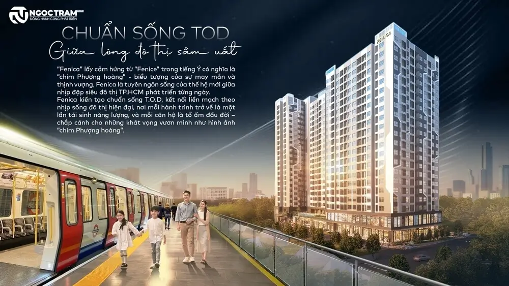 Góc nhìn tổng thể dự án căn hộ Fenica Đông Bắc với quy hoạch cây xanh