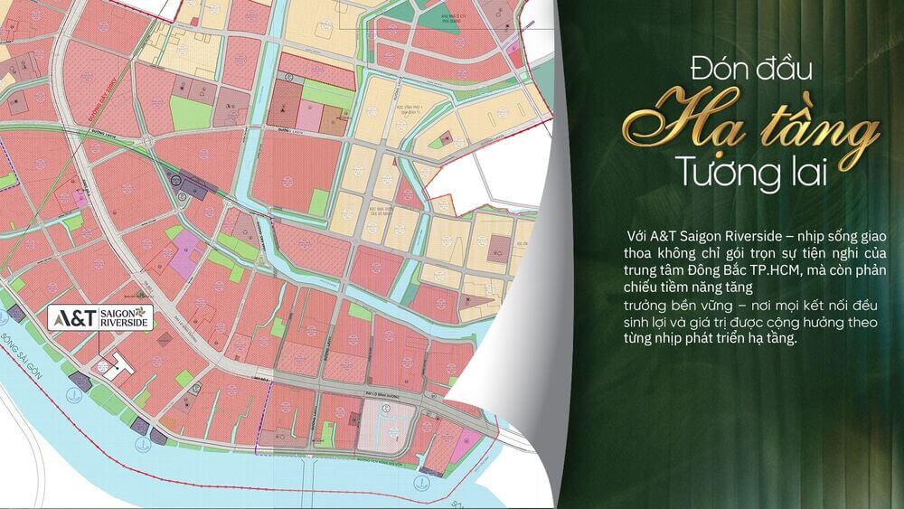 Quy hoạch hạ tầng tương lai xung quanh dự án A&T Saigon Riverside