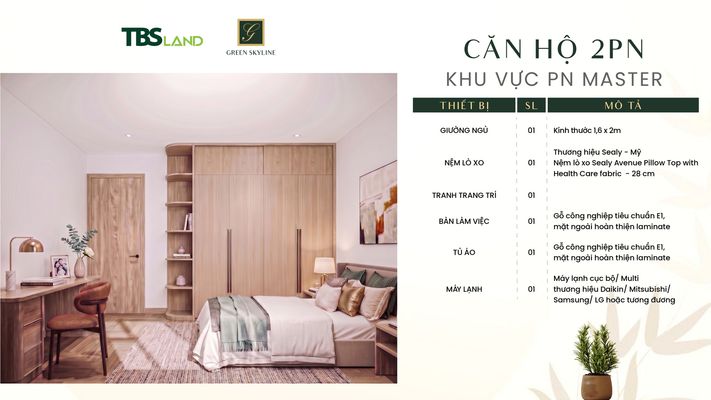 Không gian phòng khách căn hộ 2PN Green Skyline thiết kế hiện đại và sang trọng
