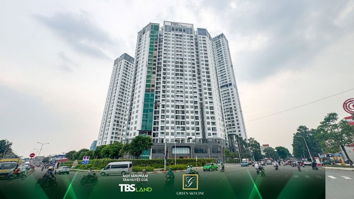 Phối cảnh thực tế và tiềm năng tăng giá căn hộ dự án Green Skyline