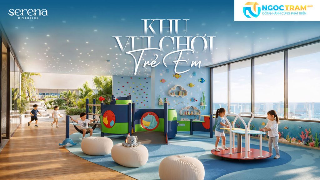 Không gian khu vui chơi trẻ em tại dự án căn hộ Serena Riverside