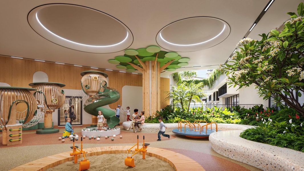 Khu vui chơi cho bé trong nhà tại dự án Green Skyline