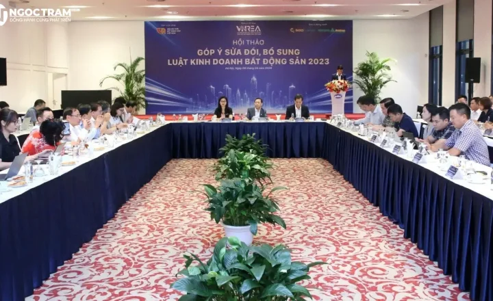 Toàn cảnh hội thảo góp ý sửa đổi, bổ sung Luật Kinh doanh Bất động sản 2023 tại Hà Nội