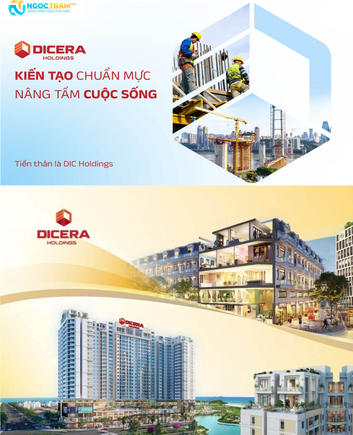 Hình ảnh các công trình xây dựng và dự án đã thực hiện của chủ đầu tư Dicera Holdings